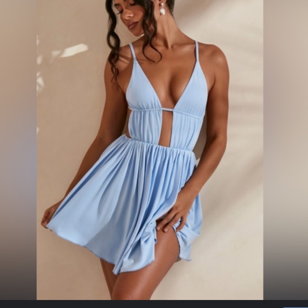 Blue Mini Dress